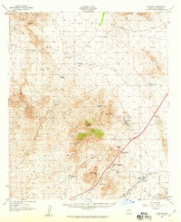 Dragoon 1958 topographic map thumbnail