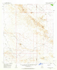 Eagletail Mts 1962 topographic map thumbnail