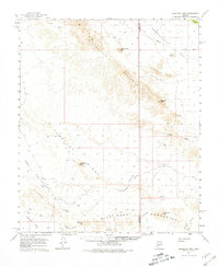 Eagletail Mts 1962 topographic map thumbnail