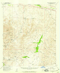 Empire Mountains 1958 topographic map thumbnail