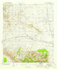 Fisher Hills 1944 topographic map thumbnail