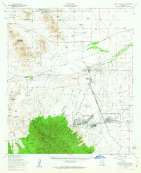 Fort Huachuca 1958 topographic map thumbnail