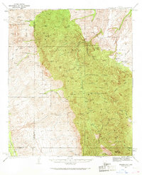 Galiuro Mts 1938 topographic map thumbnail