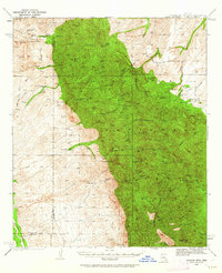 Galiuro Mts 1938 topographic map thumbnail
