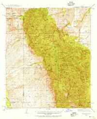 Galiuro Mts 1938 topographic map thumbnail