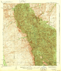 Galiuro Mts topographic map thumbnail
