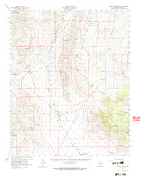 Garnet Mtn. 1960 topographic map thumbnail