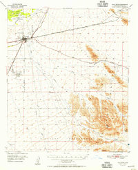 Gila Bend 1951 topographic map thumbnail