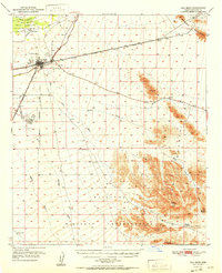 Gila Bend 1951 topographic map thumbnail