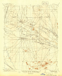 Gila Butte 1917 topographic map thumbnail