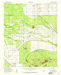 Gila Butte 1952 topographic map thumbnail