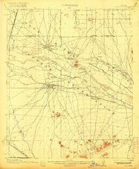 Gila Butte 1917 topographic map thumbnail