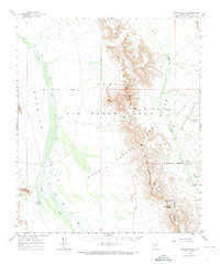 Growler Peak 1964 topographic map thumbnail