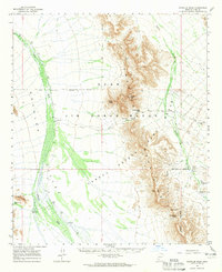 Growler Peak 1964 topographic map thumbnail