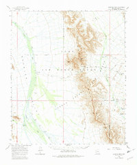 Growler Peak 1964 topographic map thumbnail