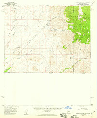 Guadalupe Canyon 1958 topographic map thumbnail