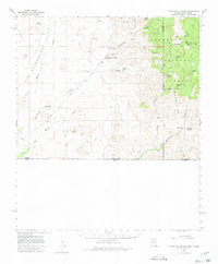 Guadalupe Canyon 1958 topographic map thumbnail