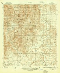 Happy Valley 1945 topographic map thumbnail