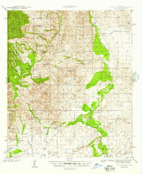 Happy Valley 1945 topographic map thumbnail