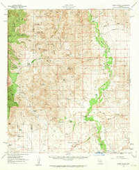 Happy Valley 1958 topographic map thumbnail