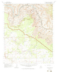Havasupai Point 1962 topographic map thumbnail