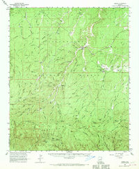 Heber 1961 topographic map thumbnail