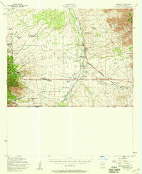 Hereford 1952 topographic map thumbnail