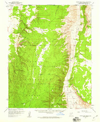 House Rock Spring 1957 topographic map thumbnail