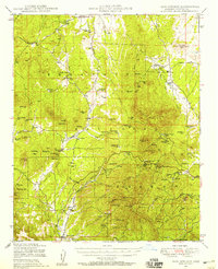 Iron Springs 1947 topographic map thumbnail
