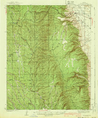 Jacob Lake 1940 topographic map thumbnail