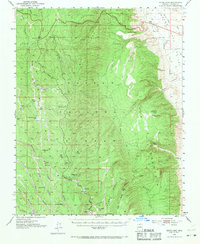 Jacobs Lake 1953 topographic map thumbnail
