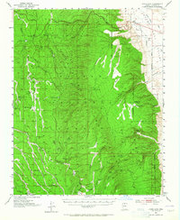 Jacobs Lake 1953 topographic map thumbnail