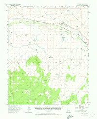 Joseph City 1955 topographic map thumbnail