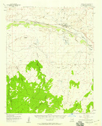 Joseph City 1955 topographic map thumbnail