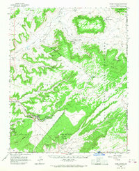 Keams Canyon 1966 topographic map thumbnail
