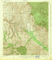 Klondyke 1943 topographic map thumbnail