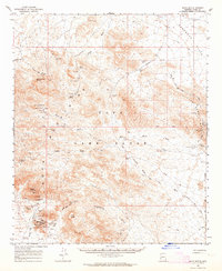 Kofa Butte 1962 topographic map thumbnail