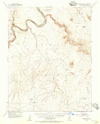 Leche-E Rock 1954 topographic map thumbnail