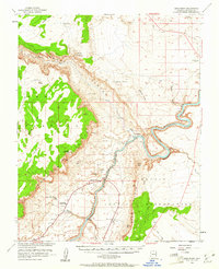 Lees Ferry 1954 topographic map thumbnail