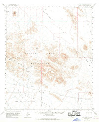 Little Horn Mts 1962 topographic map thumbnail