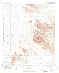 Livingston Hills 1962 topographic map thumbnail