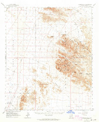 Livingston Hills 1962 topographic map thumbnail