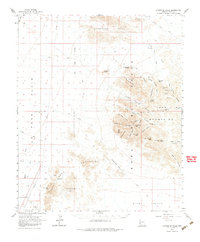 Livingston Hills 1962 topographic map thumbnail
