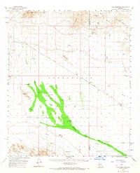 Lone Mountain 1961 topographic map thumbnail