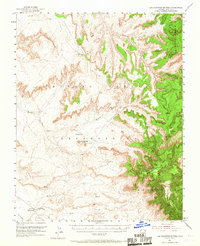 Los Gigantes Buttes topographic map thumbnail
