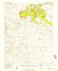 Lost Spring Mtn 1954 topographic map thumbnail