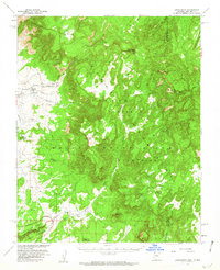 Lukachukai 1955 topographic map thumbnail