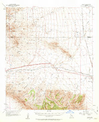 Luzena 1957 topographic map thumbnail