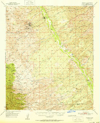 Mammoth 1951 topographic map thumbnail