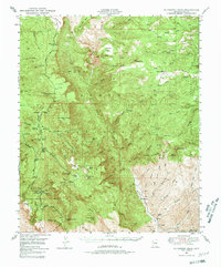 McFadden Peak 1949 topographic map thumbnail